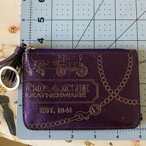 Coach Zippered Coin Purse
